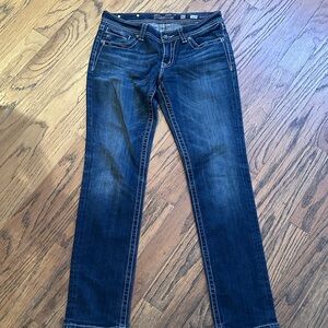 Miss Me Dark Indigo Straight Leg Jeans